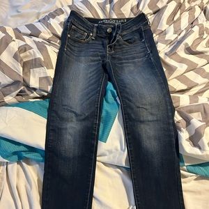 Only worn once size 0 American eagle jeans
